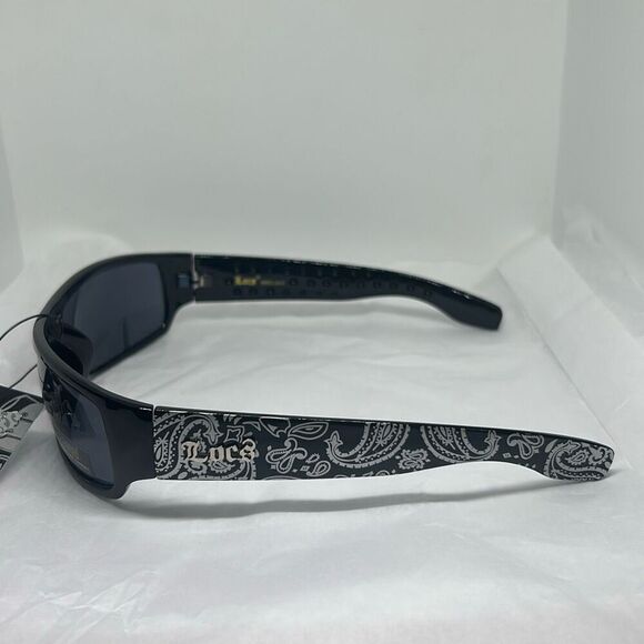Locs Rectangle Bandanna Sunglasses – Model LOC9003-BDNA - Picture 2 of 3